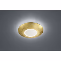 Plafonnier design, Plafonnier led rond de Trio Or en Metal Trio