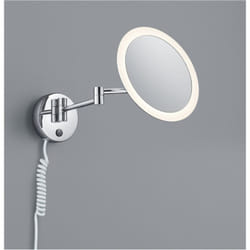 Applique Murale Led Réglable Pour Salle De Bains Avec Éclairage De Trio De Vue De Miroir Rond