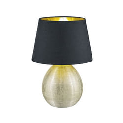 TRIO R50631079 lampe de table E27 60 W Noir, Or