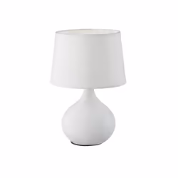 TRIO R50371001, Blanc, Vitrocéramique, Tissu, IP20, E14, 1 ampoule(s), 40 W