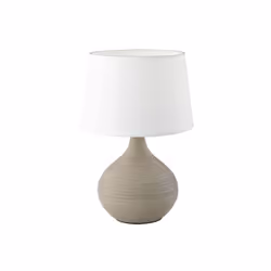 TRIO R50371025, Cappucino, Blanc, Vitrocéramique, Tissu, IP20, E14, 1 ampoule(s), 290 mm