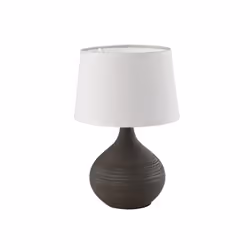 Reality Leuchten R50371026, Marron, Cappucino, Vitrocéramique, Tissu, IP20, E14, 1 ampoule(s), 40 W