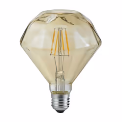 Ampoule, Ampoule E27 led Diamant en Verre Trio