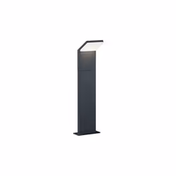 + 1 x 9 W LED 900 lumens 3000 K En fonte d'aluminium anthracite Hauteur?: 50 cm