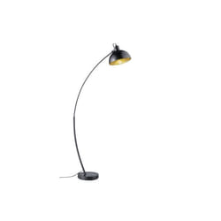 Lampadaire en arc Recife Noir mat - 25 cm cm Noir Mat