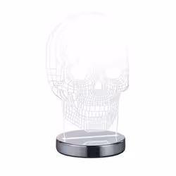 TRIO SKULL, Transparent, Chrome, IP20, II, Module LED SMD, 1 ampoule(s)