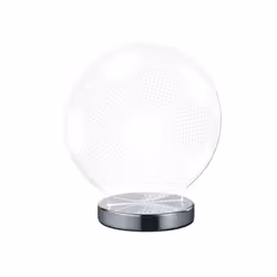 TRIO BALL, Chrome, Transparent, Métal, IP20, II, 1 ampoule(s), 7 W
