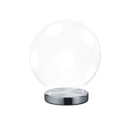 TRIO BALL lampe de table 7 W Chrome, Transparent