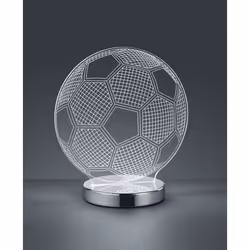TRIO BALL lampe de table 7 W Chrome, Transparent