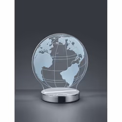 TRIO GLOBE lampe de table Module LED SMD 7 W Chrome, Transparent - Vue supplémentaire 4