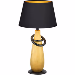 Description Lampe de table avec interrupteur à c&;ble.Cette lampe de table ronde impressionne non seulement par sa luminosité ...