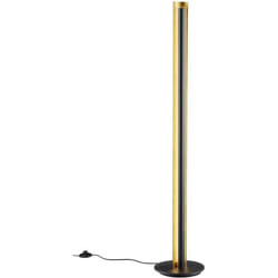 Trio lampadaire Texelled 15 watt 25 x 142 cm acier or/noir