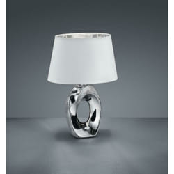 Reality Leuchten - Lampe de table petite table attack e14 couleur blanc chrome r50511089