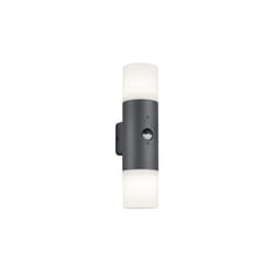 Leuchten hoosic applique murale extérieure en aluminium anthracite/blanc - Trio