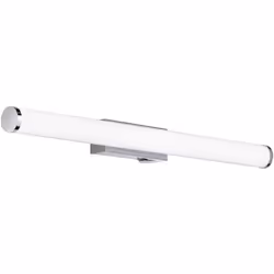 Applique murale LED MATTIMO en chrome avec abat-jour en acrylique blanc Led 6, 5 W (Couleur fixe) avec une durée de vie moyen ...