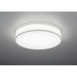 Trio - Plafonnier Led Variateur Couleur Changeante Tissu Blanc Lugano Ø60 cm Lighting