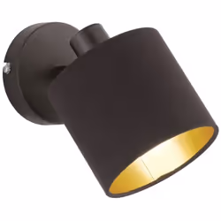 Applique / Plafonnier 1 lampe Tommy Spot design disponible en noir ou blanc. Matière diffuseur: TissuCorps: métalGarantie: 2  ...