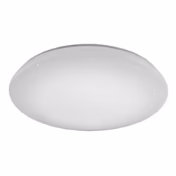 Trio plafonnier Nalida60 cm LED acier/textile 3 kg blanc 2 pièces