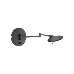 Decouvrez cette très belle applique Kazan noire mat - Trio - à variateur d'intensité intégré pour un très bon confort. Livrai ...