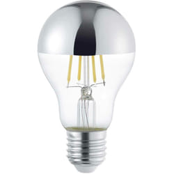 Ampoule, Ampoule led E27 opaque chrome en Verre Trio