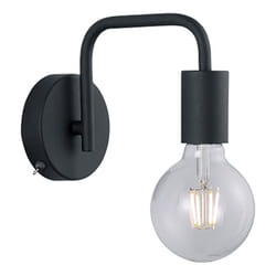 Trio, Applique, Diallo1xE27, max.42,0 WCorps: Métal, noir matL:10,0cm, H:15,0