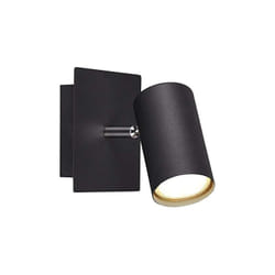 Trio Lighting - trio leuchten 802400132 marley spot mural en métal noir mat 1 x GU10