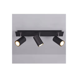 Trio Lighting - Plafonnier/applique Led 3 lampes culot GU10 noir - Trio - Marley iii