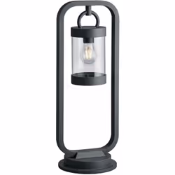 Borne jardin Sambesi Borne design avec détecteur de nuit Corps: métalGarantie: 2 ansHauteur: 60 cmLargeur: 23 cmClasse IIP: I ...