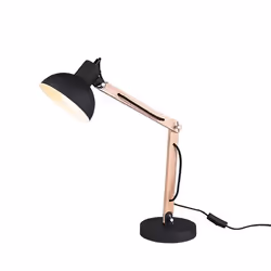 Trio Lighting KIMI, Noir, Métal, Universel, E27, 1 ampoule(s), Boutons