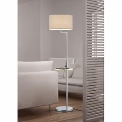 TRIO TR400400107 éclairage au sol E27 60 W LED Gris, Nickel