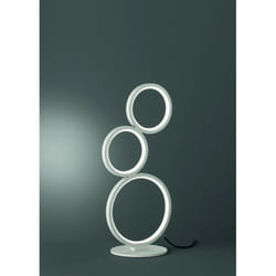 Lampe à Poser Rondo 3 Cercles Led Blanc H45 cm Trio Lighting