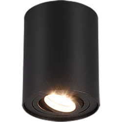 Plafonnier 1xgu10 orientable 9 cm noir mat - trio - cookie 50216429 50216429 50216429 50216429 50216429 50216429