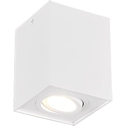 Plafonnier orientable 1xgu10 max 35w blanc mat Trio biscuit 50216432 50216432