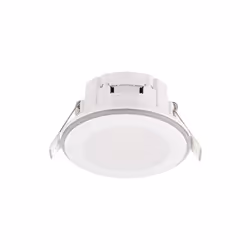 Spot LED encastrable Aura en plastique blanc Avec LED 5 W à économie d'énergie (montée) avec une durée de vie moyenne de 20 0 ...