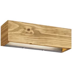 Applique Led murale intérieure bois rectangulaire Trio Brad