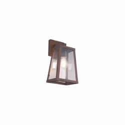 Achetez l'applique extérieure rouille Arkansas de la marque Trio - fonte d'aluminium + verre - IP23 - culot E27 40 W max - en ...