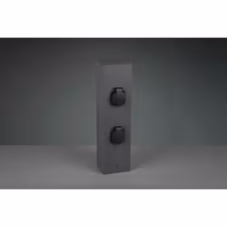 Tourelle de jardin Degré de protection IP44 230V ~ 50Hz, 16A max.3600W Matériau métallique Couleur anthracite Dimensions 40x1 ...