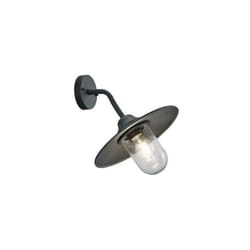 Trio Lighting - Applique d'extÉrieur brenta en fonte d'aluminium peinte en anthracite avec diffuseur en verre transparent ip44 h.35cm 201760142