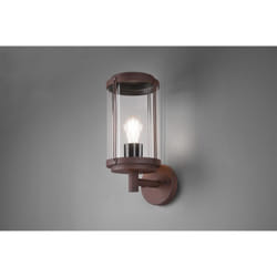 Applique murale extérieure rouille culot E27 Trio Tanaro