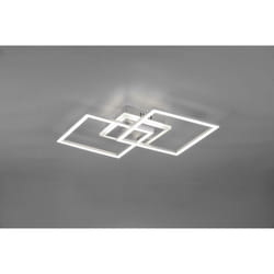 Reality Leuchten - Plafonnier à leds venida double carrÉ en aluminium avec rÉglage central de l'intensitÉ lumineuse 'switch l.58cm r62793187