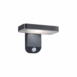 Esquel R22261142 applique murale solaire d'extérieur en plastique avec détecteur de mouvement et led 4,5 w anth - Reality Leuchten