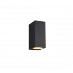 Luminaires de jardin, Applique outdoor moderne Roya Anthracite en Metal Trio