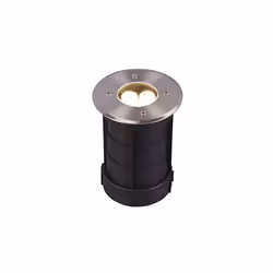 Spot LED d'extérieur Belaja en métal nickel mat. Avec LED 3 W à économie d'énergie (montée) avec une durée de vie moyenne de  ...