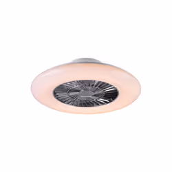 TRIO VISBY éclairage de plafond Chrome, Blanc LED