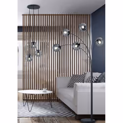 TRIO Balini éclairage de plafond Anthracite E14