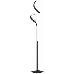 Reality Leuchten - Lampadaire led Touch dimmer éclairage salon lampe latérale noir mat Reality R42051132