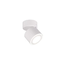 Trio Leuchten Taurus 652910131 Plafonnier Led Encastrable En Métal Blanc Mat 3,5 W + Led 1,5 W