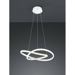 Reality Leuchten - Suspension Moderne Course Led Blanc Dimmable 27W Ø60 cm Trio Lighting
