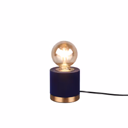 TRIO R50691012, Bleu, Velours, IP20, E27, 1 ampoule(s), 40 W