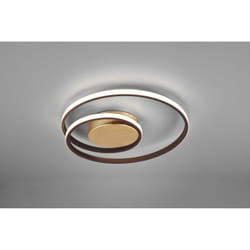 Rusty Zibal Plafonnier Led Spirale 22w Dimmable Ø39 cm Trio Lighting